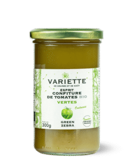 Esprit confiture de tomate ancienne verte GREEN ZEBRA – BIO