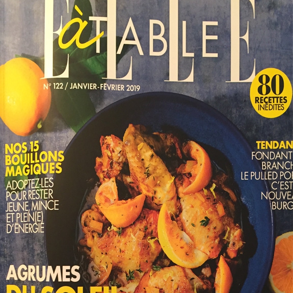 VARIETTE DANS LE ELLE A TABLE JANVIER – FEVRIER 2019