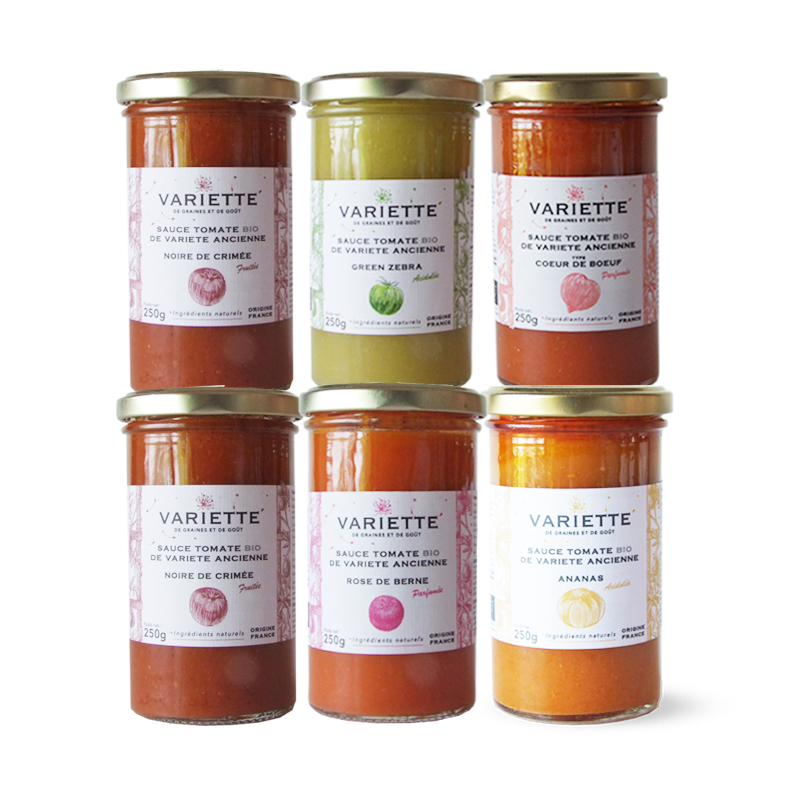 Pack sauces tomates anciennes bios
