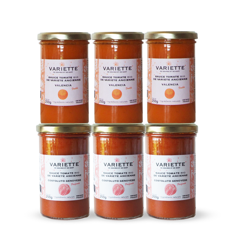6 sauces tomates bios anciennes