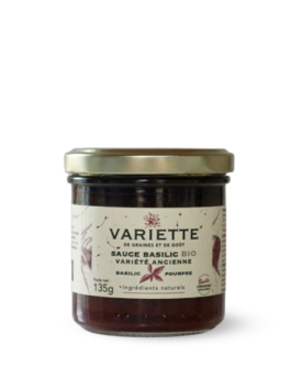 Sauce basilic Bio pourpre