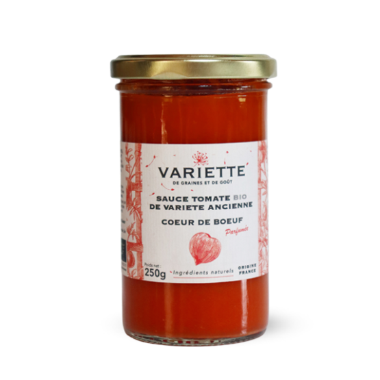 sauce tomate coeur de boeuf rouge