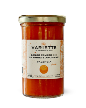 Sauce tomate BIO de variété ancienne Valencia Orange
