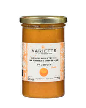 Sauce tomate BIO de variété ancienne Valencia Orange