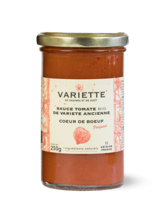 sauce tomate coeur de boeuf rouge