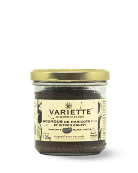 Houmous de haricots noirs BIO et citron confit – Haricots Origine Sud Ouest