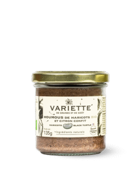 Houmous de haricots noirs BIO et citron confit – Haricots Origine Sud Ouest