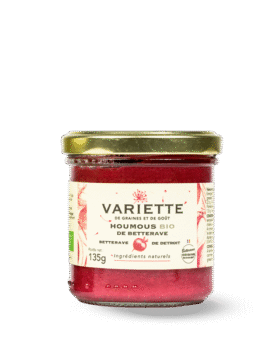 Houmous de betterave Ronde de détroit